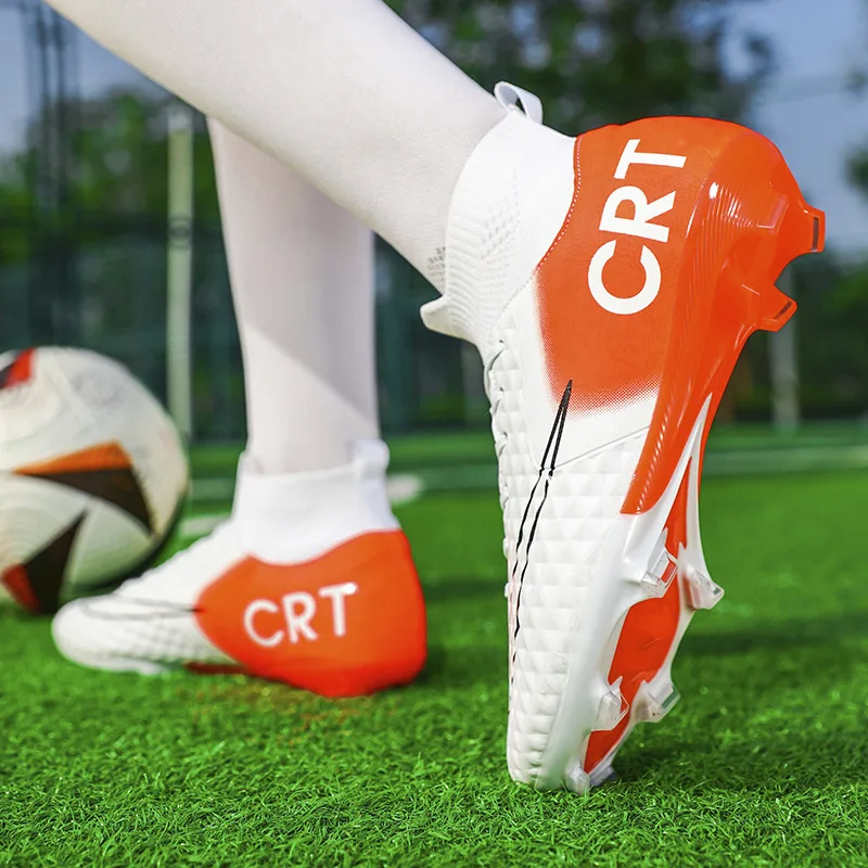 Модные футбольные бутсы высокого качества мужские уличные TF/FG для тренировок на