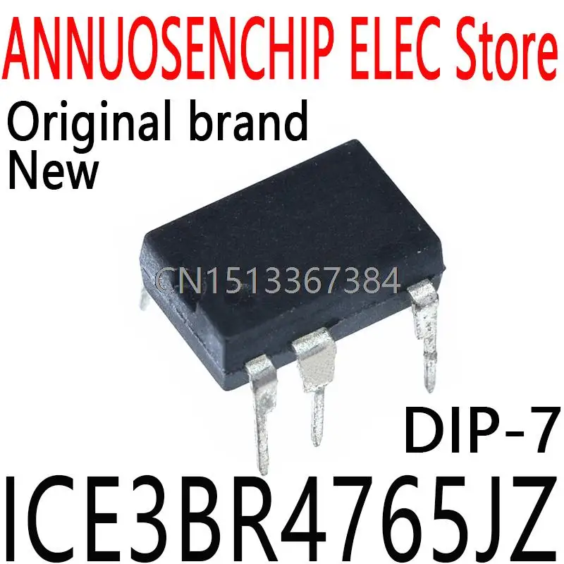 10 шт. Новый и оригинальный 3BR4765JZ DIP-7 ICE3BR4765JZ on.