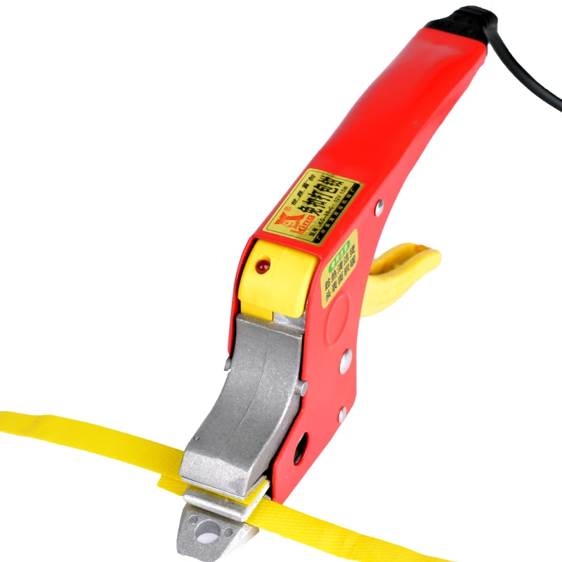 

1s Fusion 2s Пресс для прочной обвязки Машина без пряжек Термоплавкий пресс Электрический полипропиленовый нагревательный сварочный инструмент Упаковщик для уплотнения картонных коробок