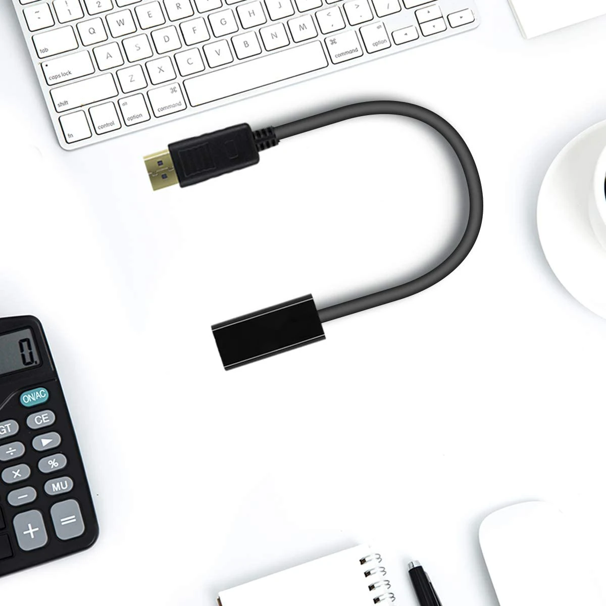 Переходник с порта дисплея на HDMI-совместимый переходник DP штырь-гнездо HD для