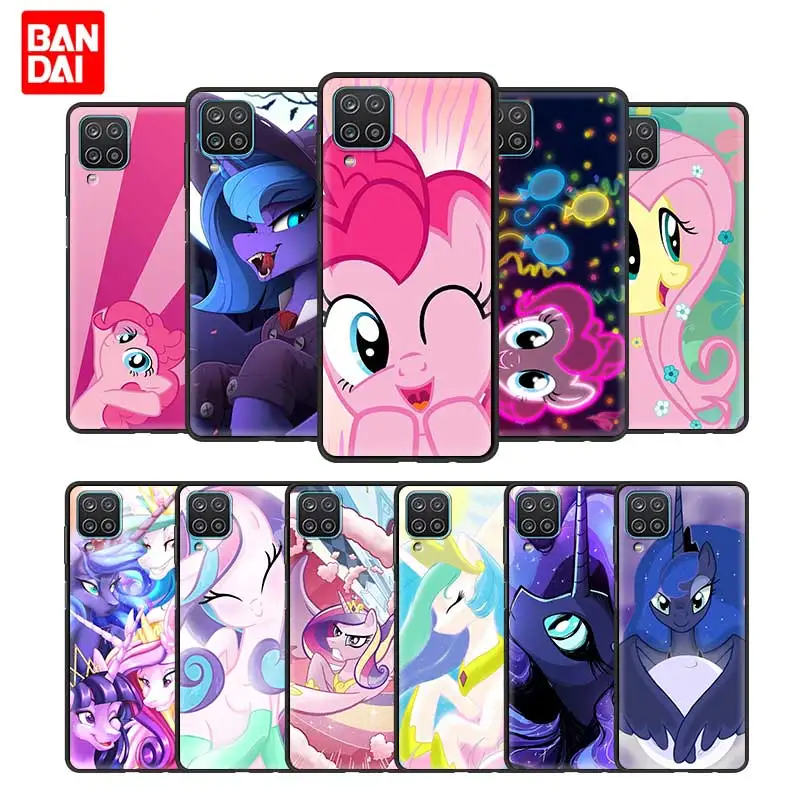 

My Little Pony Horse Cartoon Phone Case for Samsung Galaxy A12 A52 A32 A72 A22 A02 A21 A51 A21s A02s 4G 5G Silicone Coque Cover