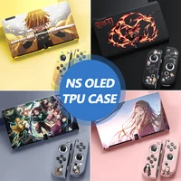 demon slayer cover shell silicone tpu soft case for nintendo switch oled