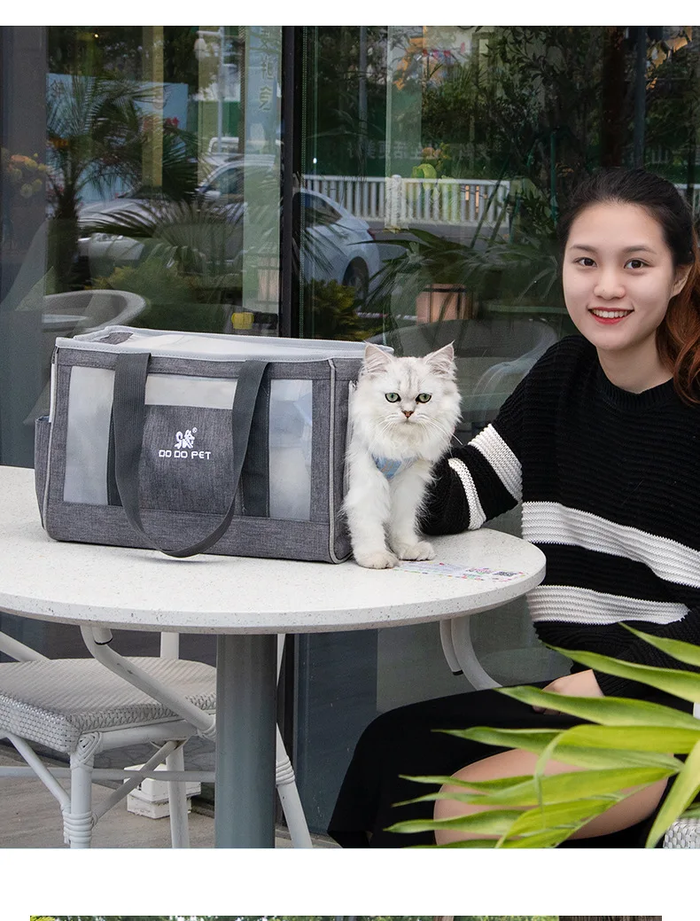 

Breathable Cat Handbag Windproof Warm Pet Bag Outdoor Portable Dog Carrier for Teddy Chihuahua Corgi Cat Carrier Bag