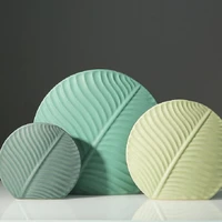 leaf shape silicone mold for diy handmade soap scented candle mold plaster creative desktop ornament home decor baking tools