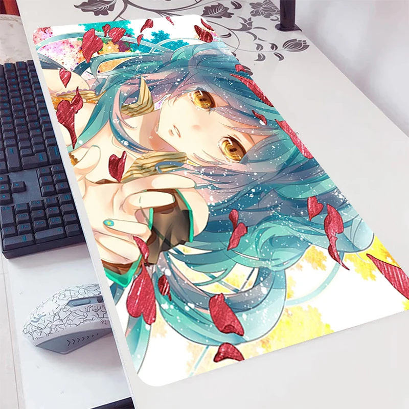 

Коврик для мышки с Аниме Vocaloid, игровые аксессуары, компьютерный коврик для мыши, коврик, резиновый большой коврик для мыши, коврик для ноутбука, коврик для мыши