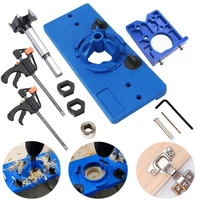 hinge drilling jig set concealed guide kit hinge hole drilling locator woodworking hole opener door cabinet accessories tools