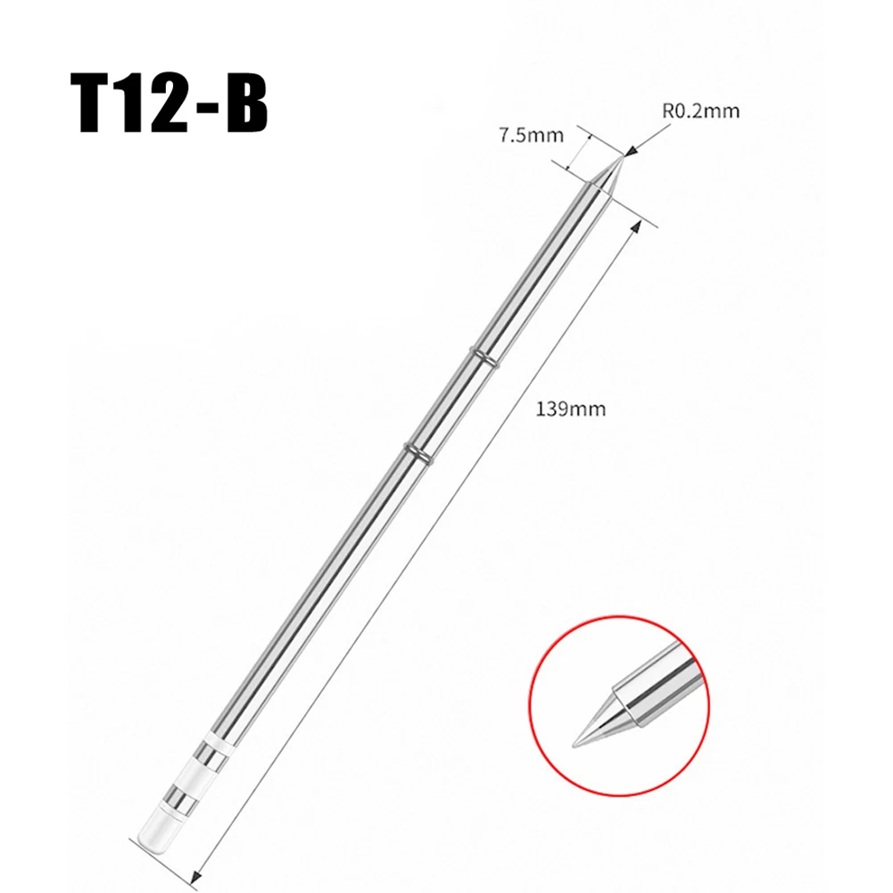 

Наконечник паяльника серии T12 B для паяльной станции 950D 202 942, сварочный инструмент для фото/HAKKO912/Φ/2028 ручка