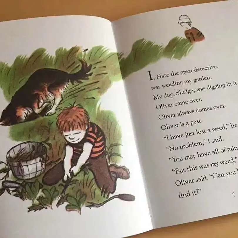 30 книг Nate The Great Detective детские комиксы английская книжка с картинками Libro Livre