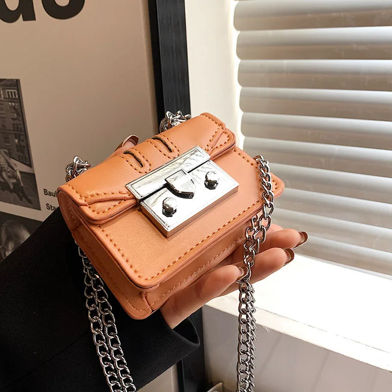 

2023 New Mini Crossbody Bags For Women Designer Bags Luxury Chain Shoulder Coin Mini Purse Cute Small Square Box Lipstick Bag