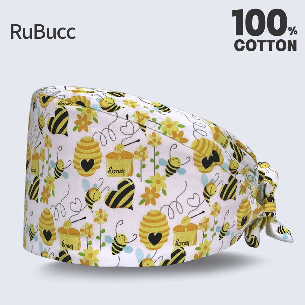 Пылезащитные шапки с кнопкой для лица 100% хлопок длинных волос | Тематическая