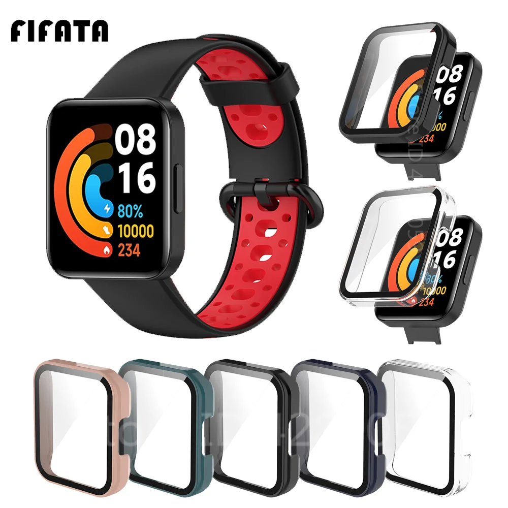 

Чехол с полной защитой для Redmi watch 2, защитный чехол для Redmi watch 2 lite, чехол, защитный чехол + закаленное стекло