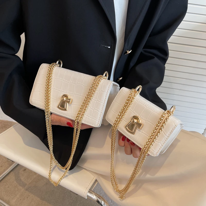 

Luxury Handbags Women Bags Designer Fashion Small Chain Crossbody Bags Female Pu Leather Single Square Shoulder Bag 2022 Trend