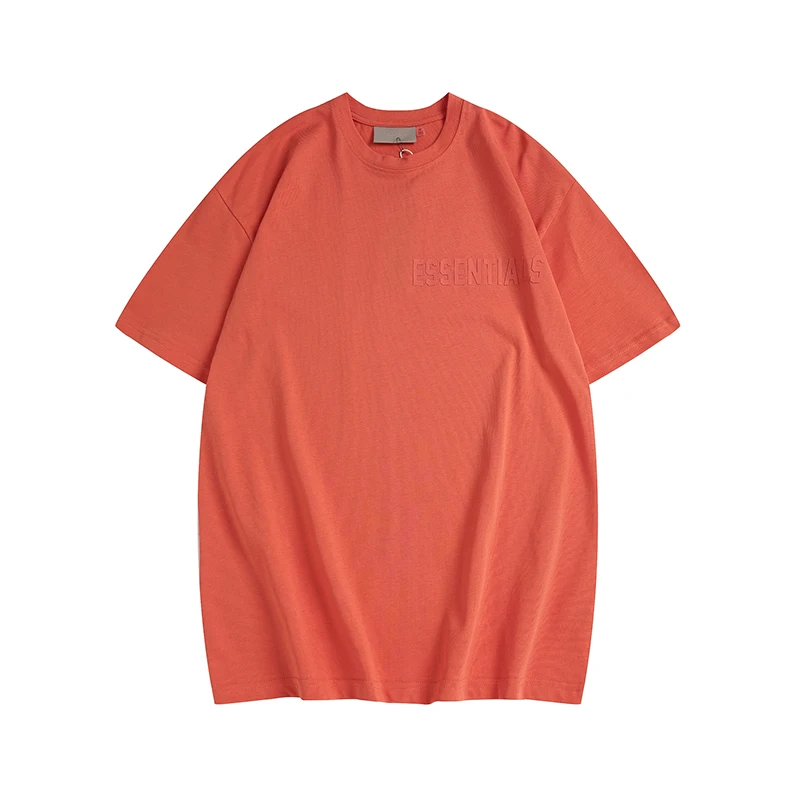 

Essentials New 2023 Summer T-Shirt High street Loose Men and Women Hip-Hop Style 100% Cotton Quality Oversized Sport T-Shirt