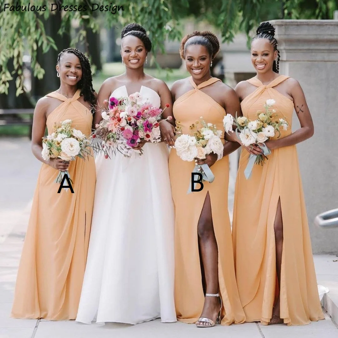 

Элегантное шифоновое ТРАПЕЦИЕВИДНОЕ ПЛАТЬЕ для подружки невесты, длинное платье на тонких бретельках с вырезом сердечком для свадебной вечеринки