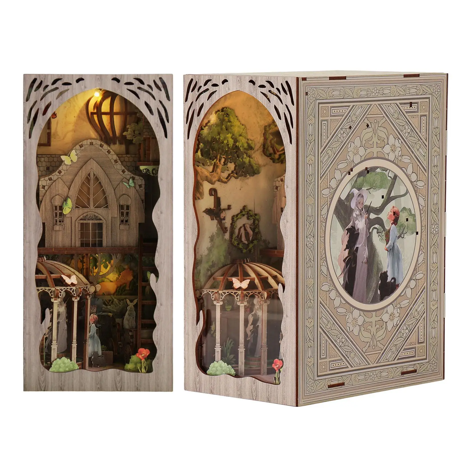 

Book Nooks Kits, Nooks Kits, Creativity 3D Wooden Puzzle DIY Miniature House