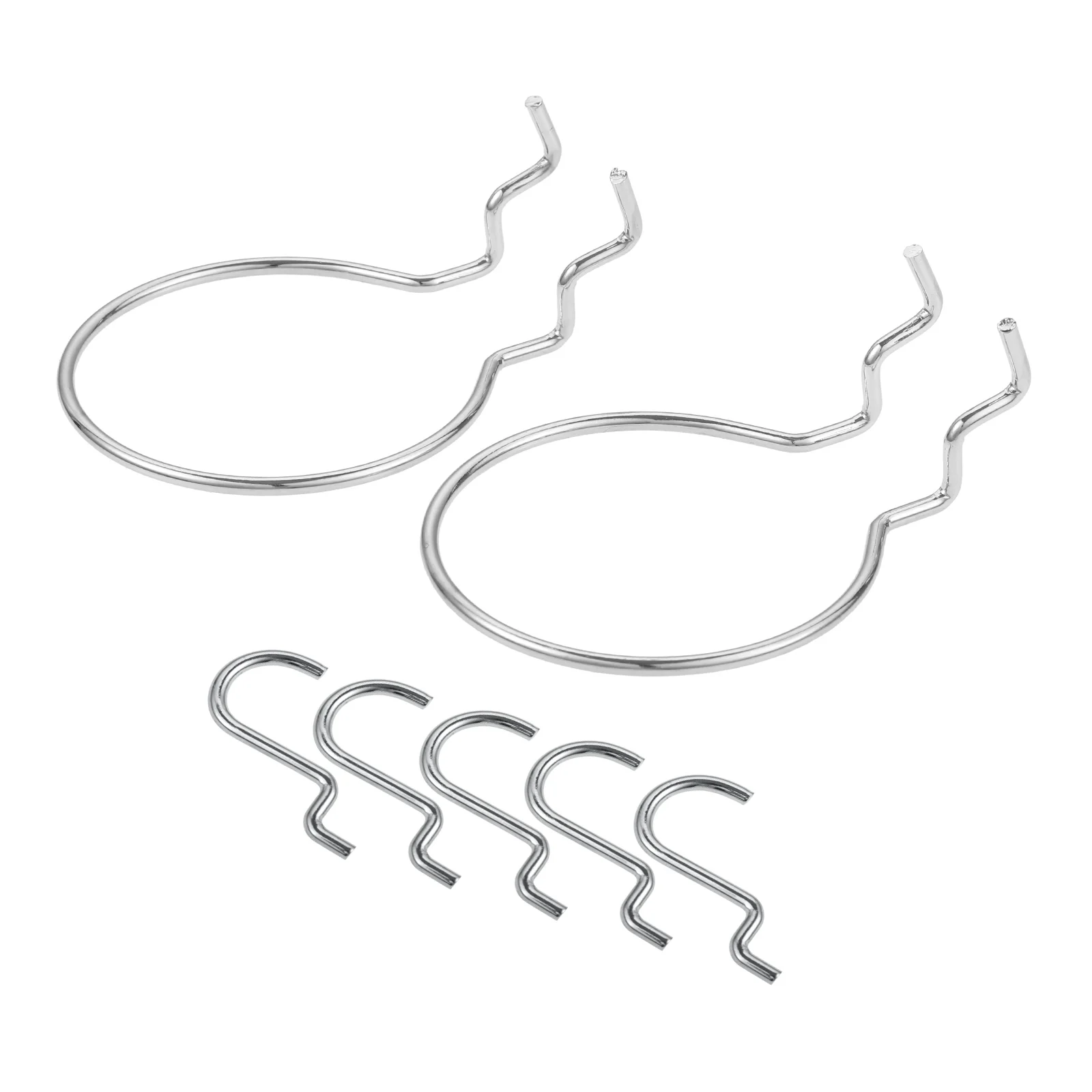 5/2 шт. U-образные металлические крючки-петли |