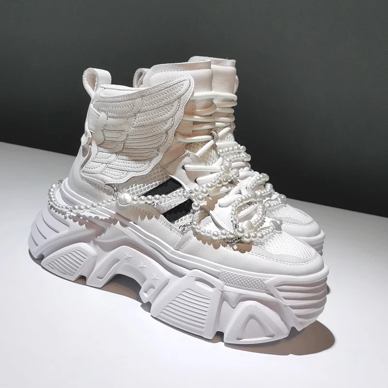 

New platform sneakers luxury disigner schoenen dames tenis blancos mujeres sneakers for females