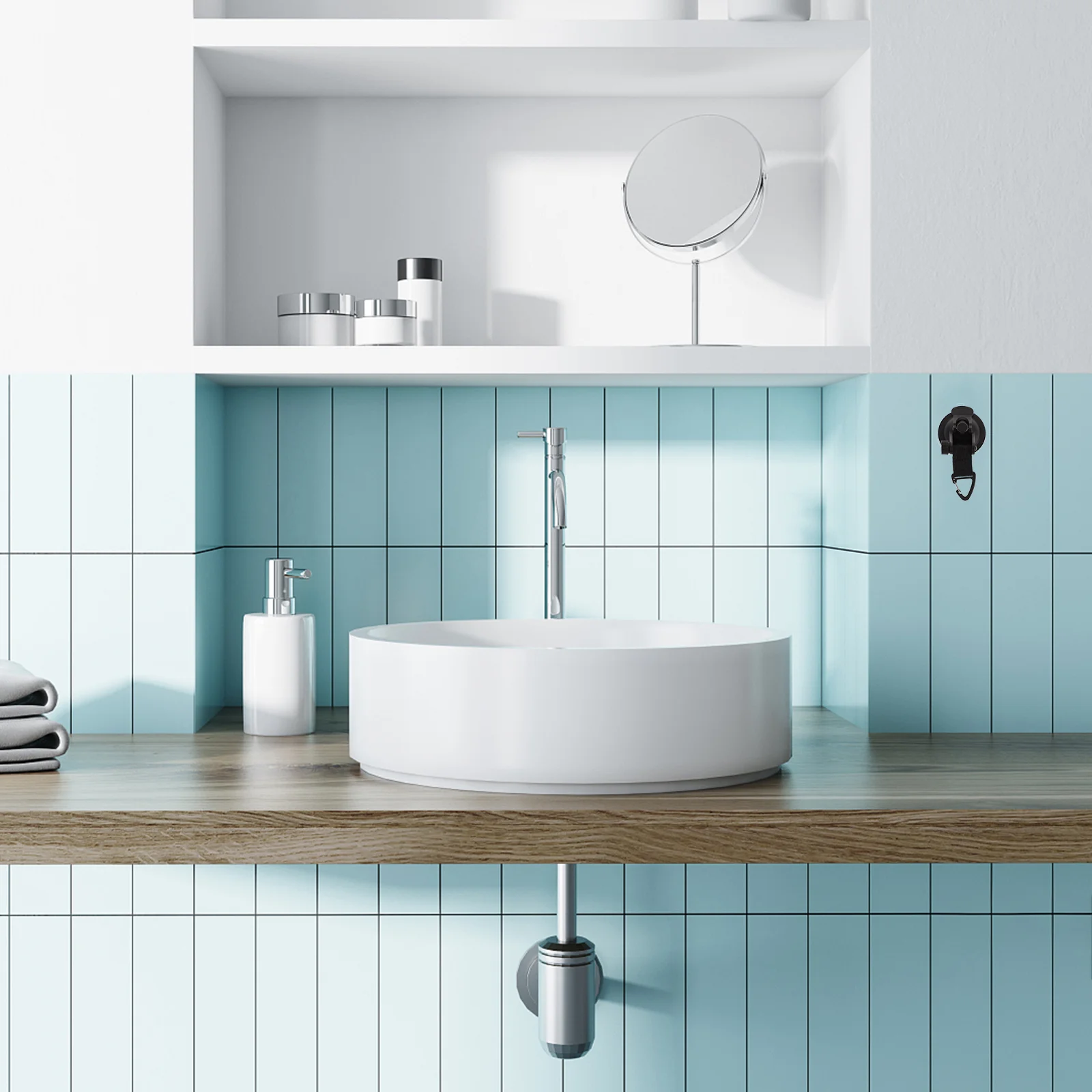 4 шт. застежки-присоски для палатки-типи сверхмощные чашки кемпинга черные крючки