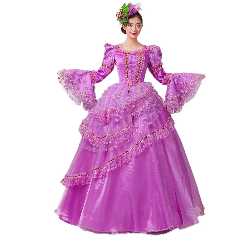 Костюм бальное платье красивое южнококо художественный костюм оперы