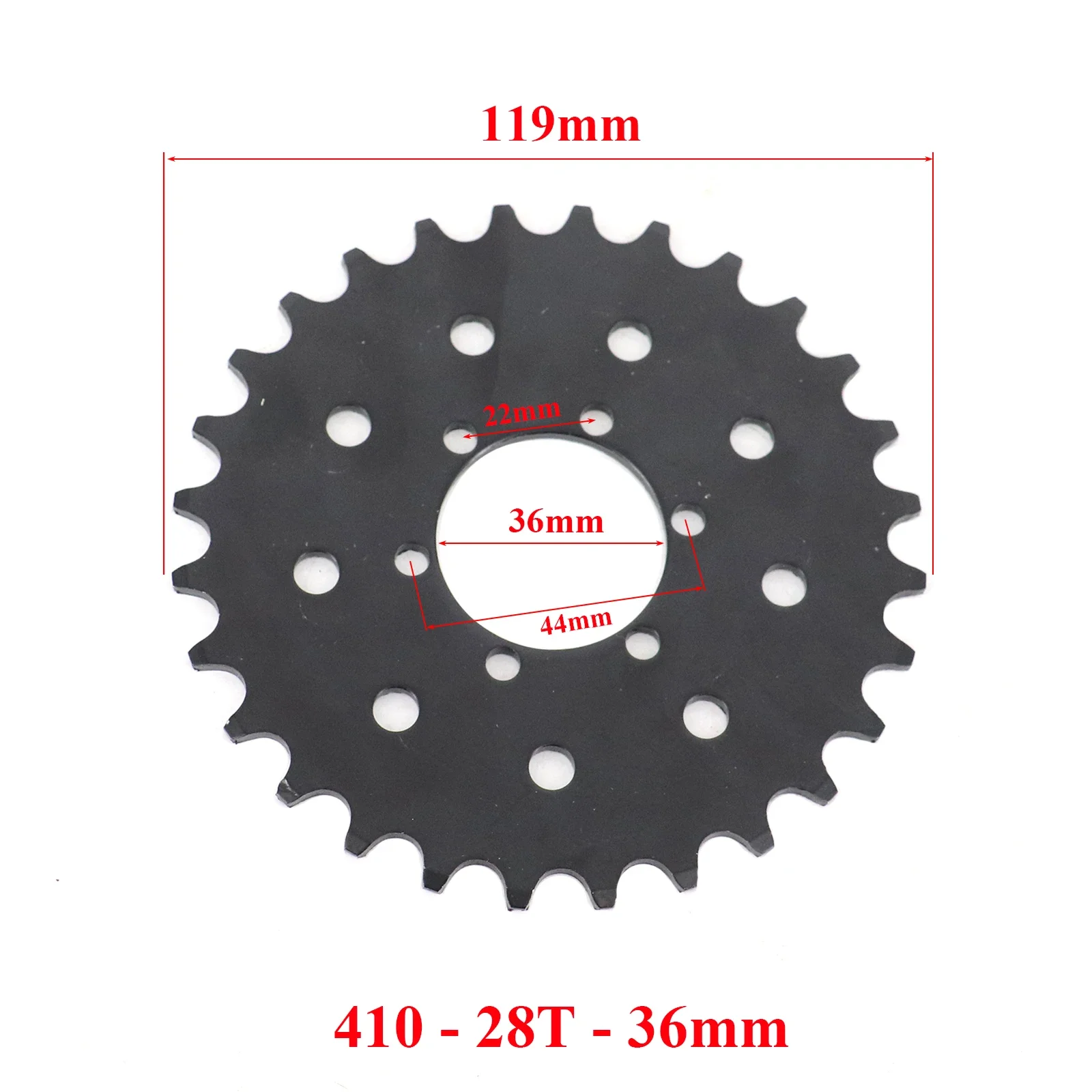 

Цепная пластина мотоцикла 410, 16 т, 18 т, 22 т, 28 т, звездочка 18/22 зубчатая коробка передач, подходит для электрического скутера, велосипеда, запчасти для велосипеда