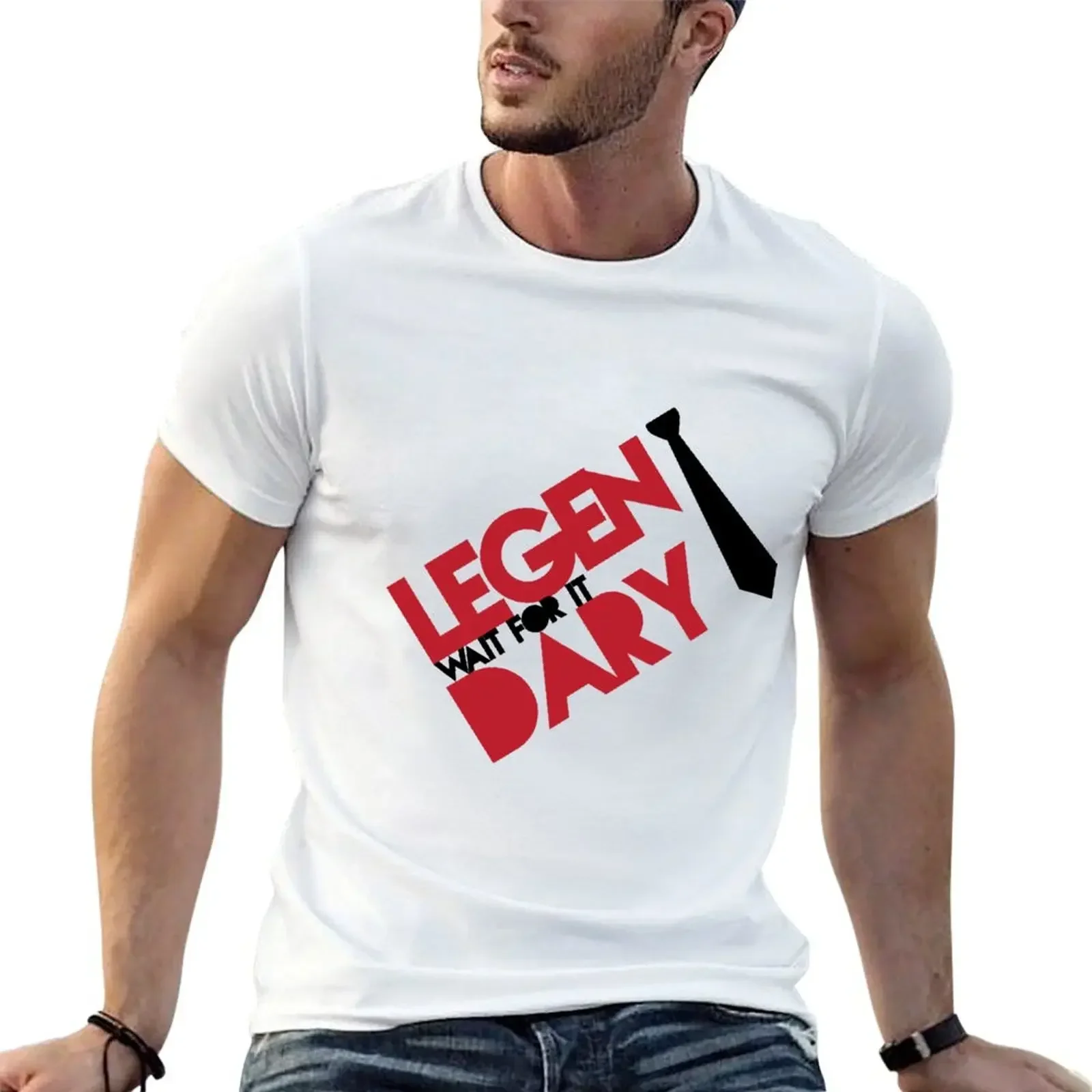 Футболка Legen (wait for it)dary футболка большого размера рубашка на заказ винтажная с