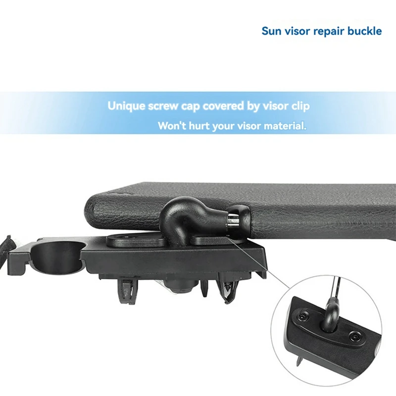 Ремкомплект автомобильного солнцезащитного козырька с фиксированной пряжкой