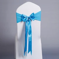 premium chair sashes chair back bow tie ribbon chair bands for wedding party xmas birthday shower decoration