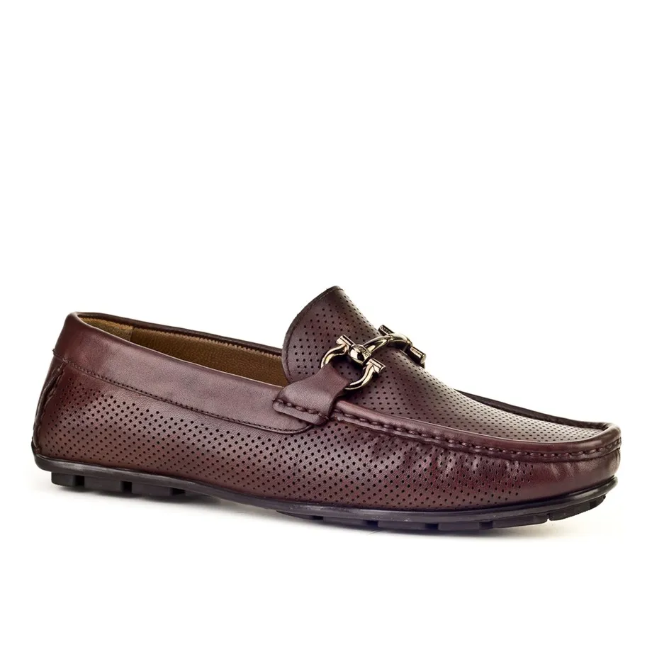 

Genuine Leather Brown Men 'S Loafer