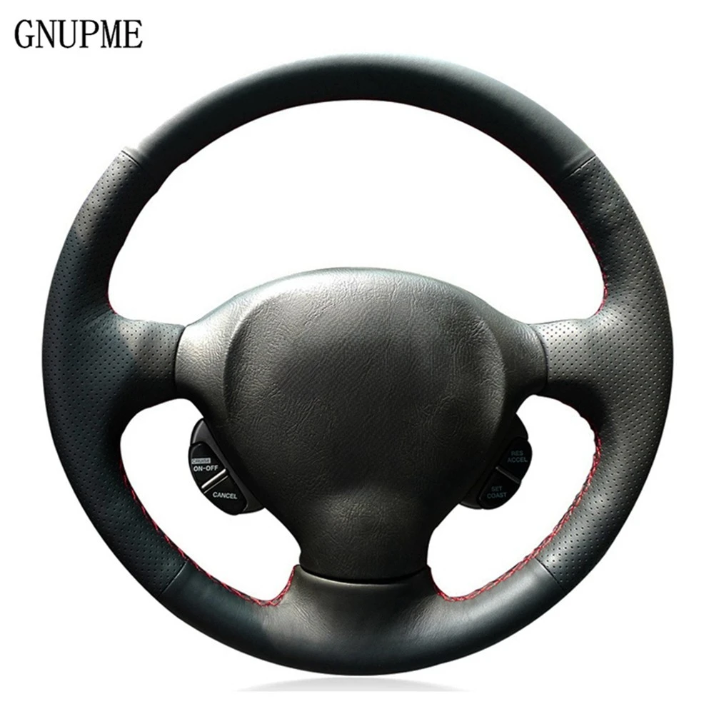 

Сделай Сам, сшитая вручную, искусственная кожа черного цвета, фотосессия для Hyundai Santa Fe 2001 2002 2003 2004 2005 2006