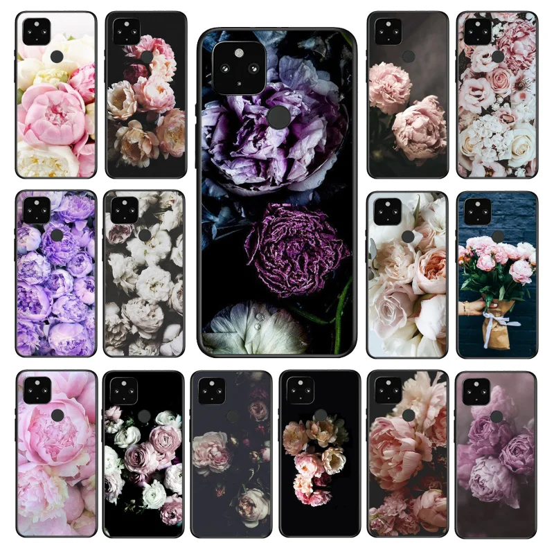 

Peony Phone Case for Google Pixel 7 6A 6 Pro 5A 4A 3A Pixel 4 XL Pixel 5 6 4 3 XL 3A XL