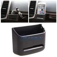car organizer box mobile phone holder car storage box for coin card sundries bracket soft pvc accessories auto interior supplies