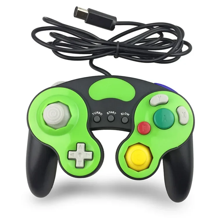 Фото Винтажный контроллер Gamecube, проводной ручной джойстик для Nintendo GameCube, геймпад NGC Controle №5