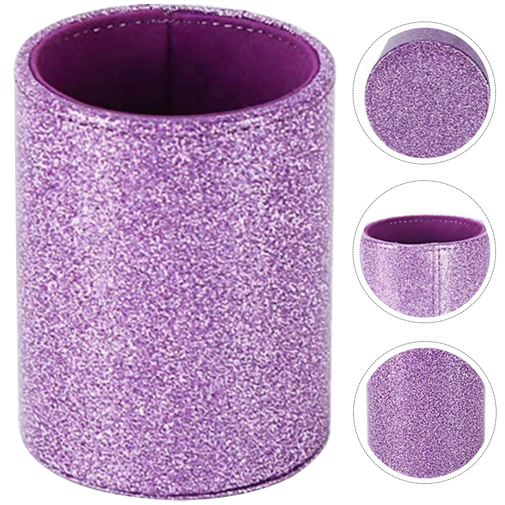

Glitter Pen Holder Storage Buckets Makeup Brush Pot Holders Case Office Pots Child Desk Crayon