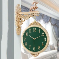 large luxury wall clock mechanism modern design nordic home decor flip clocks digital reloj de pared living room decoration