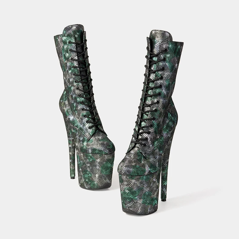LAIJIANJINXIA/Новинка 20 см/8 дюймов пикантные экзотические женские ботинки из