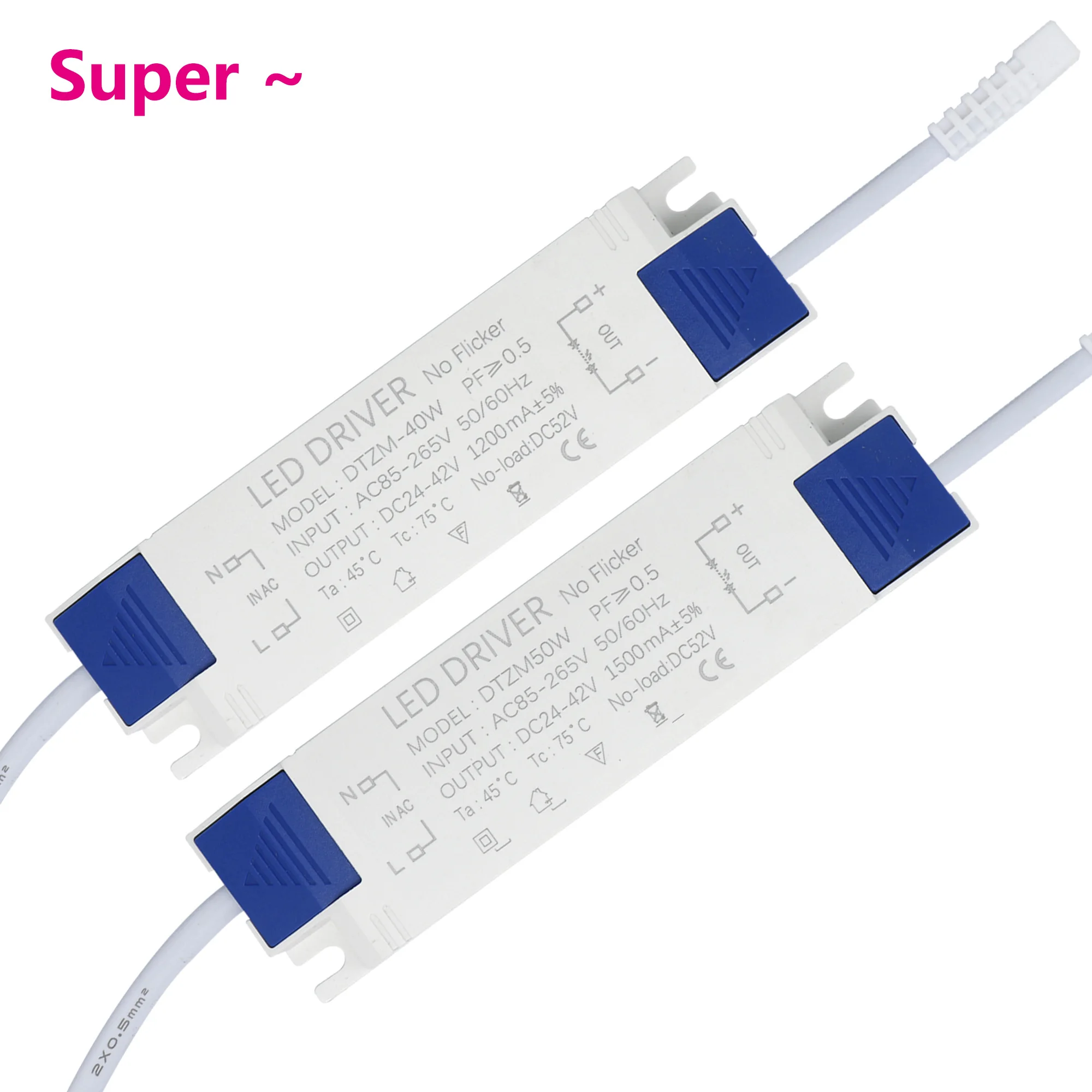 

50W 40W 30W 20W 10W LED Lamp Driver Light Transformer Input AC85-265V Power Supply Adapter Current for LED Spot light Bulb Chip