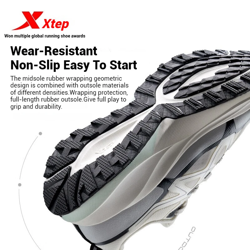 Xtep Steep спортивная обувь для мужчин 2024 Осенняя удобная с подушкой дышащие