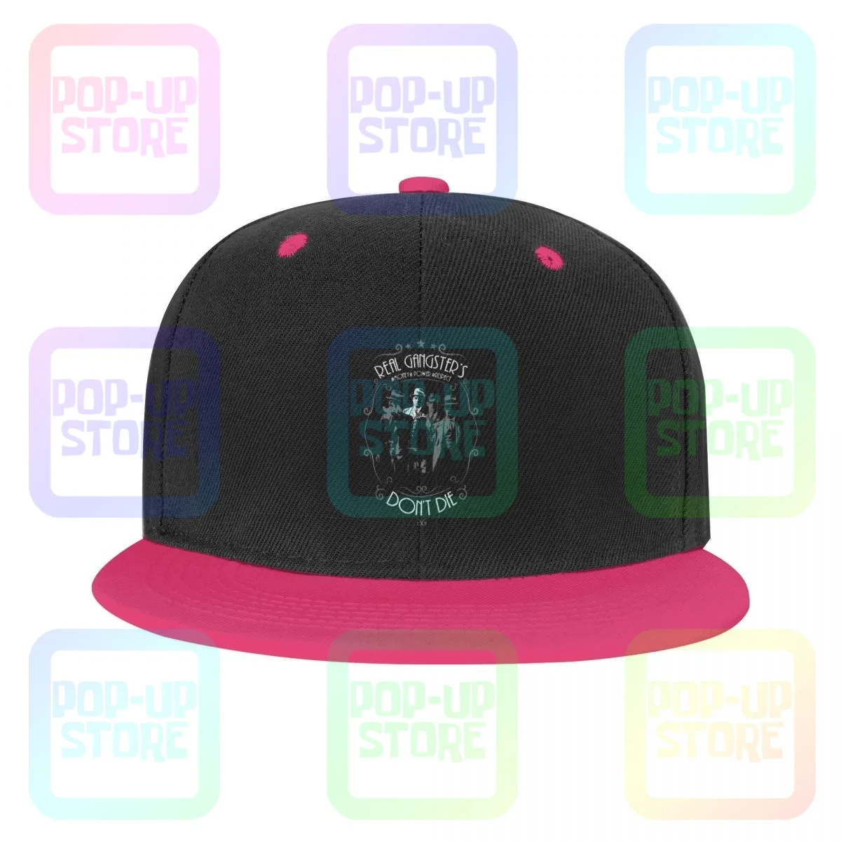 Фото Al Cap one gangmoney Power Usa Chicago Scarface, Снэпбэк Кепка мафии, красочная бейсболка s Vtg Sports №3