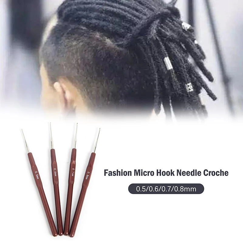 

Fashion Micro Hook Needle Crochet For Making Braiding Dreadlock Hair Accessories