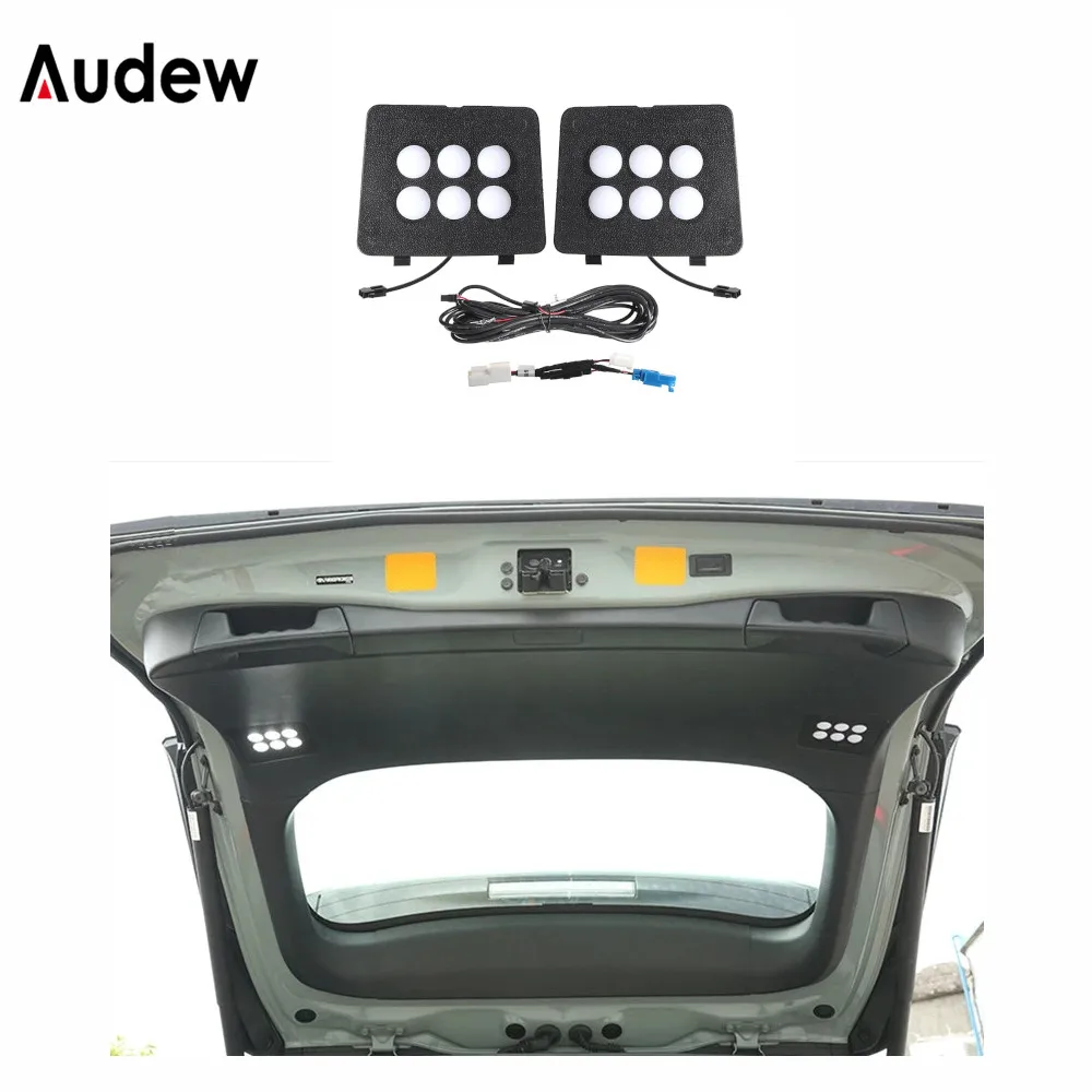 

For Toyota RAV4 RAV-4 2019 2020 2021 LED Car Tail Light Trunk Light Tailgate Lamp Interior Suitcase Reading Light Accessories