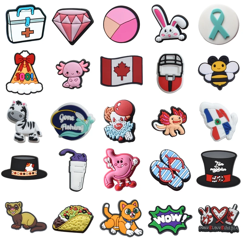 

Kids Girl Shoe Charms Shoes Accessories Men Packs Women Charm Boy Wholesale Bulk Gifts Set Jeans Para Pins Decorations for Crocs
