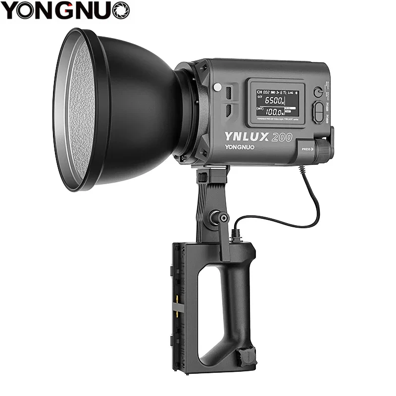 Фото Рукоятка аккумулятора Yongnuo YNLUX200, подходящая для женской серии/V серии для YONGNUO LUX200 YNLUX200 №2
