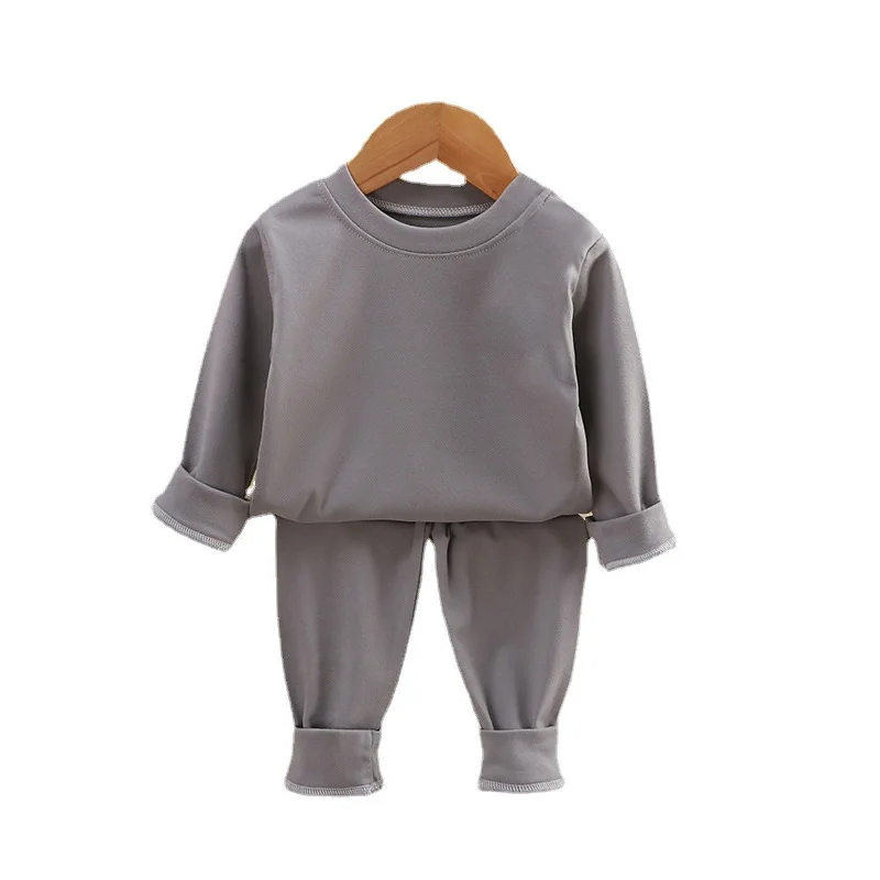 

12M-5Yrs 2Pcs Boys Girls Clothing Sets 2022 Spring Baby Girls Cotton Autumn Long-sleeve+Pants Retro Kids Children Clothes Suits