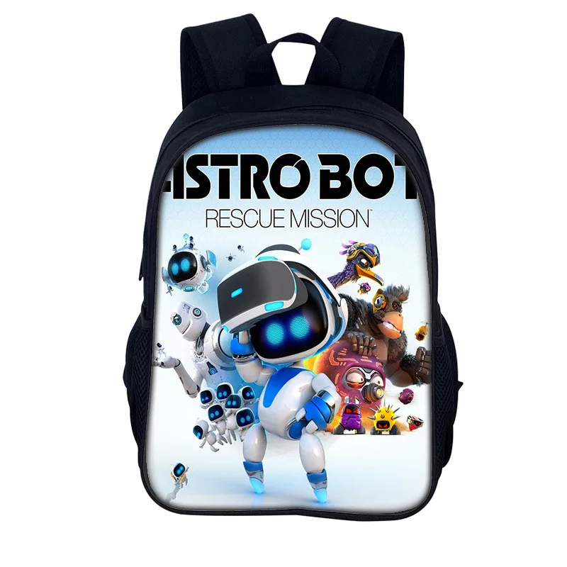 Astro bot студенческая сумка для книг, школьные рюкзаки с 3D принтом, оксфордские водонепроницаемые рюкзаки для мальчиков и девочек, дорожные студенческие рюкзаки (art.: 3920ca58281e6) - 3920ca58281e6