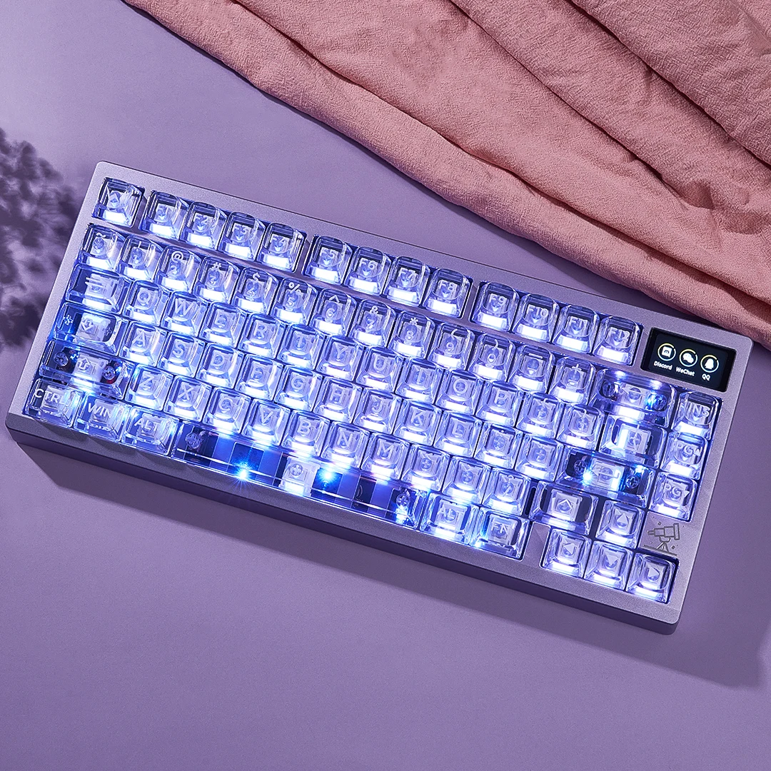 Набор прозрачных колпачков для клавиш Wuque Studio янтарная серия OSA высота 170