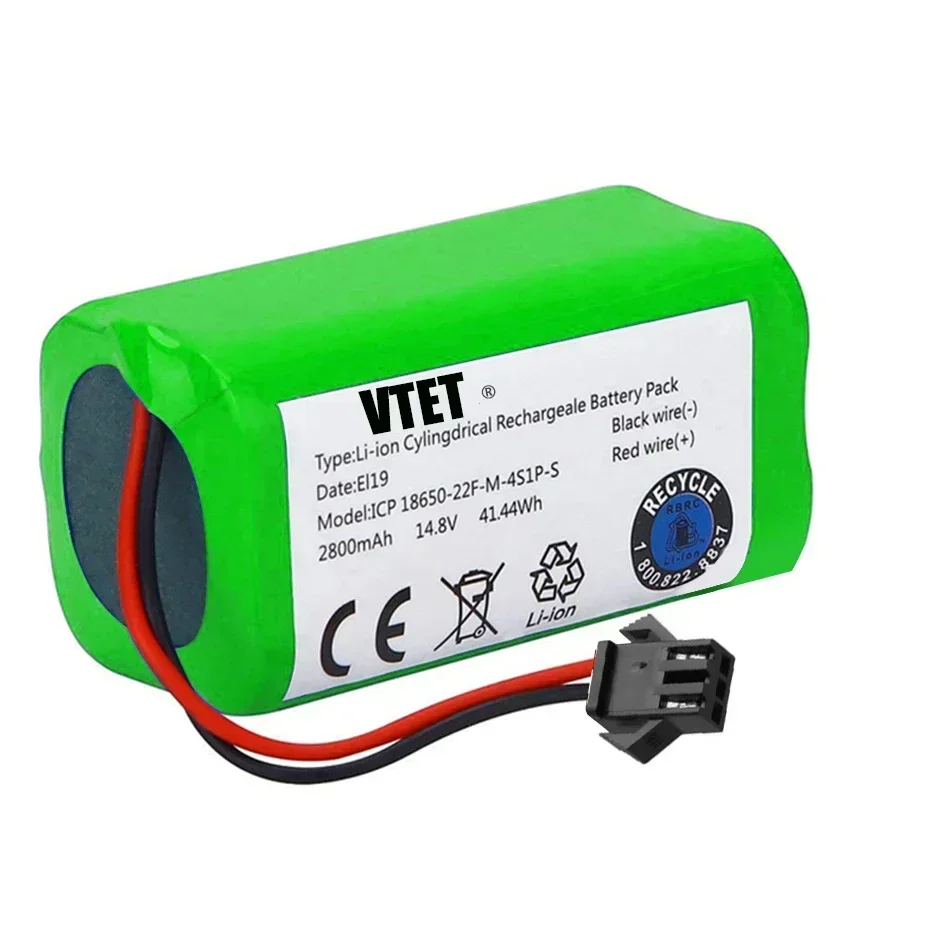 Литий-ионный аккумулятор 14 8 В 3500 мАч для Conga Excellence 990 1090 Ecovacs Deebot N79S N79 Eufy Robovac 11S 12 15C