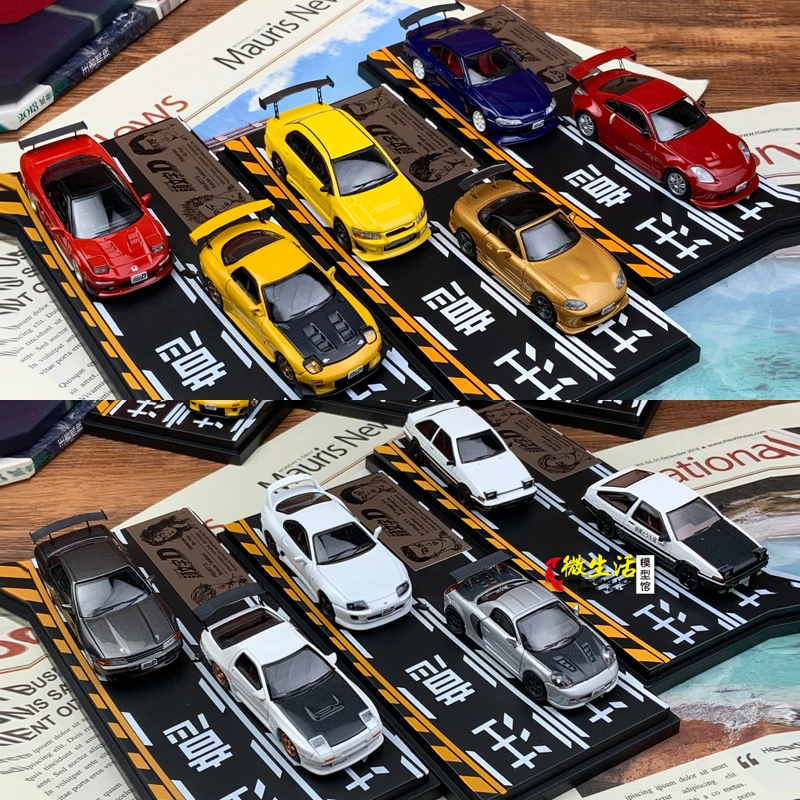 

Аниме-агентство Nippon, модель автомобиля 1:64 head text D AE86