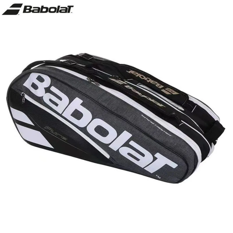High Quality Babolat Tennis Bag 6R Durable Men Women Tennis Racket Backpack Professional Babolat Training Sports Tennis Handbag