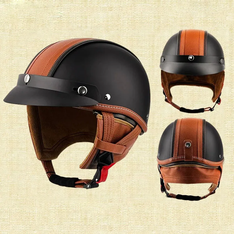 Мотоциклетный шлем для мужчин и женщин защитная шапка езды на мотоцикле в стиле