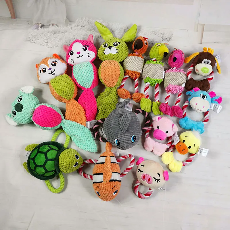 

Bb Sound Cat Plush Sounding Toy Spueak Cotton Pig Puzzle Tearing Molar Animal Shape